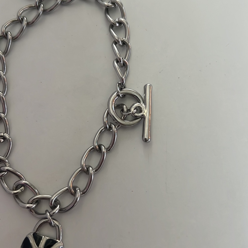 Coach Charm Bracelet with Toggle Closure, RARE - Picture 5 of 8
